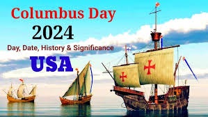 Columbus Day 2024 in the United States.